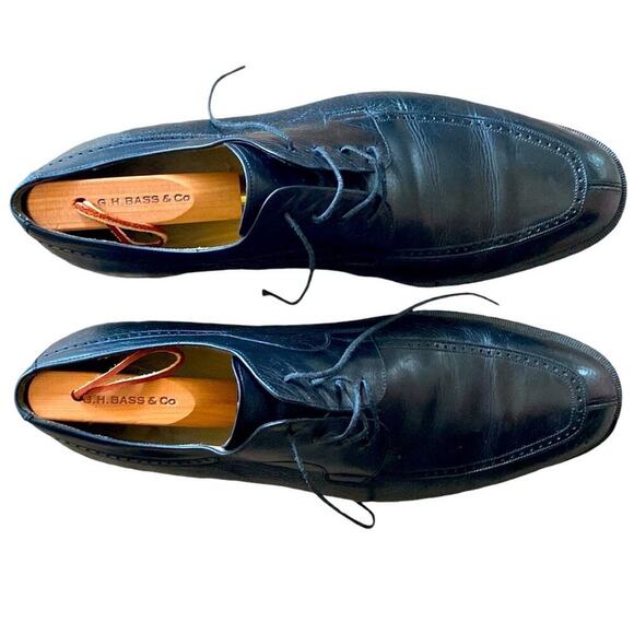 Mezlan Mens Oxford Leather Black Size 13 With Box and Crease Protectors VGC - Picture 1 of 12